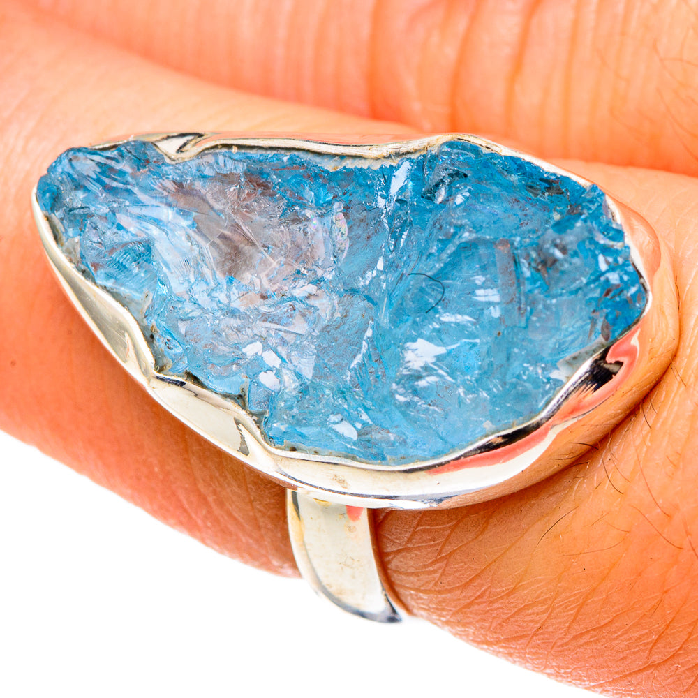 Aquamarine Rings handcrafted by Ana Silver Co - RING97311
