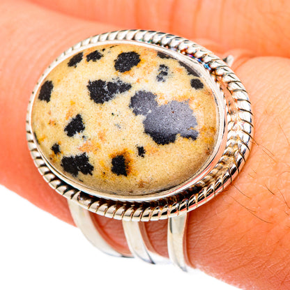 Dalmatian Jasper Rings handcrafted by Ana Silver Co - RING97316