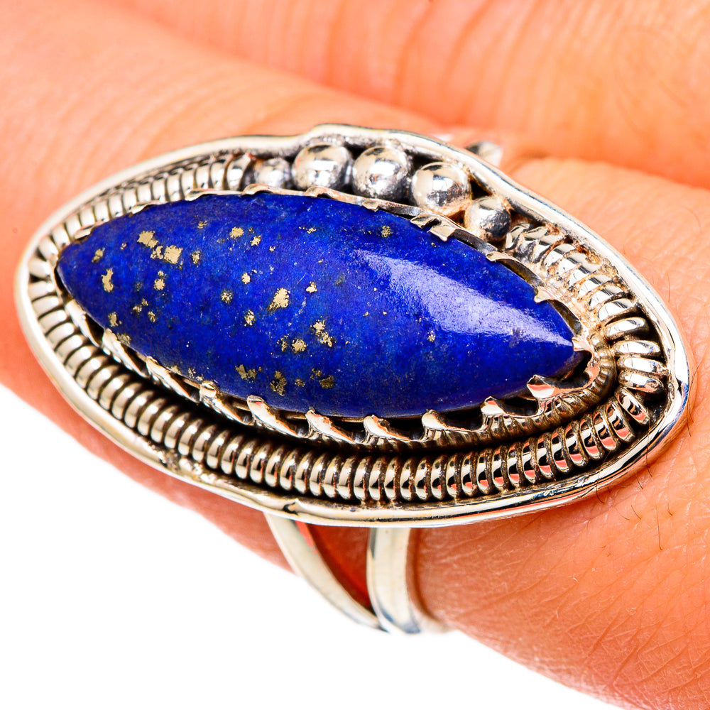 Lapis Lazuli Rings handcrafted by Ana Silver Co - RING97337