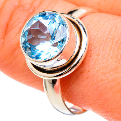 Blue Topaz Rings handcrafted by Ana Silver Co - RING97339