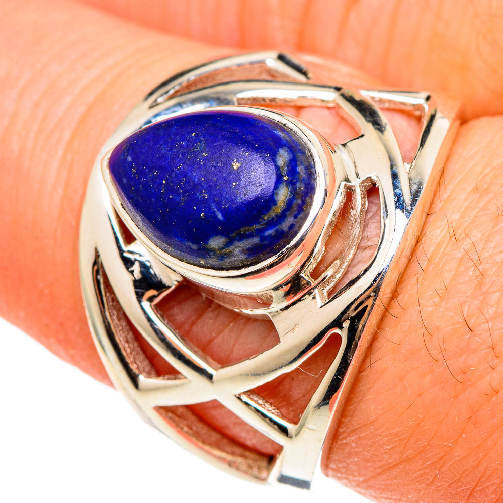 Lapis Lazuli Rings handcrafted by Ana Silver Co - RING97343