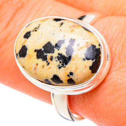 Dalmatian Jasper Rings handcrafted by Ana Silver Co - RING97349