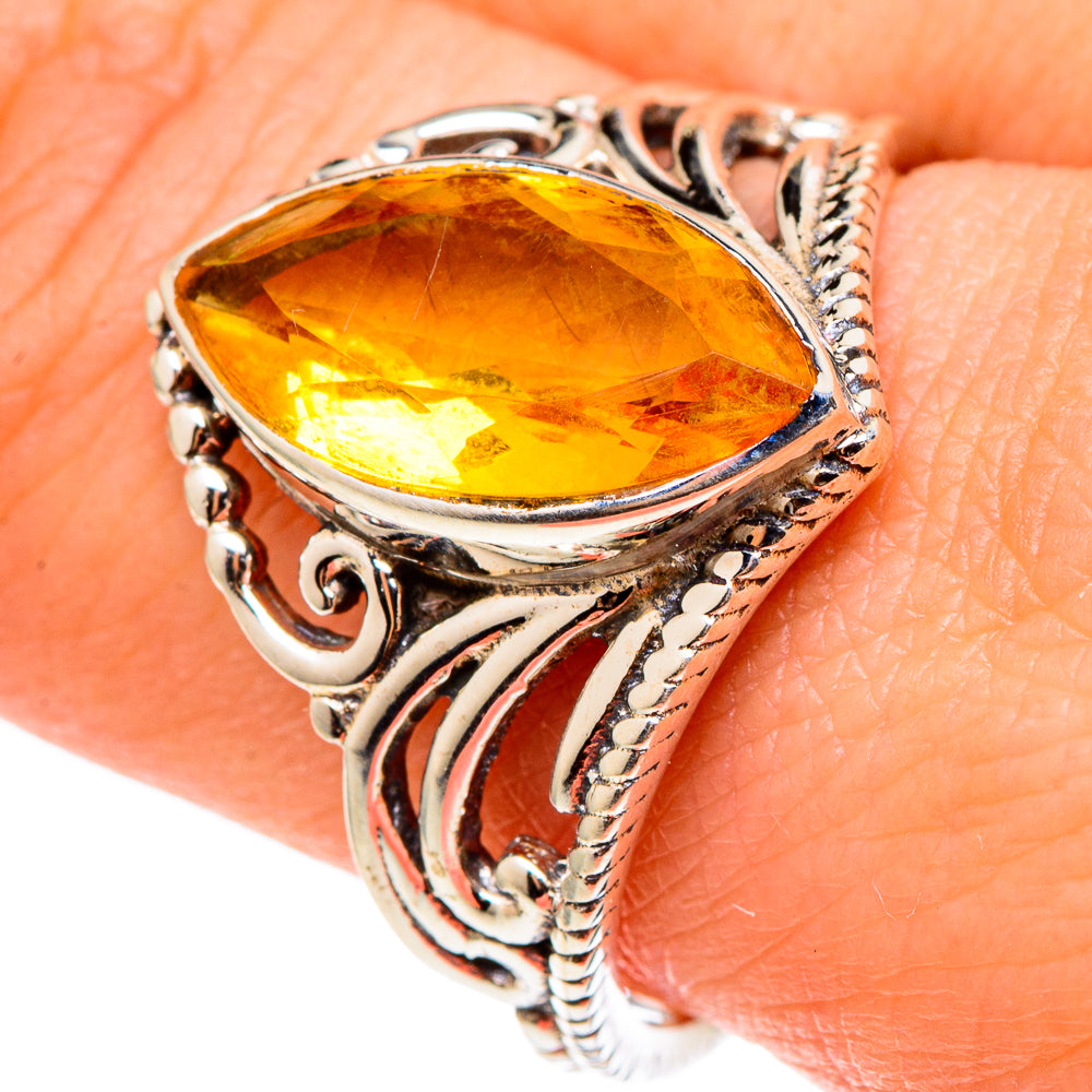 Citrine Rings handcrafted by Ana Silver Co - RING97351