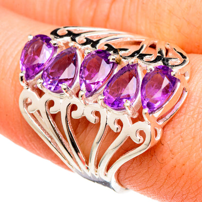 Amethyst Rings handcrafted by Ana Silver Co - RING97362