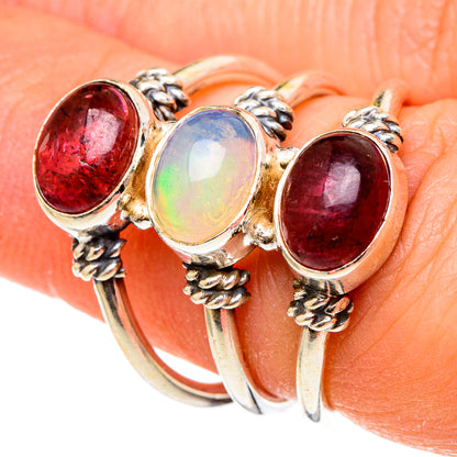 Ethiopian Opal Rings handcrafted by Ana Silver Co - RING97366