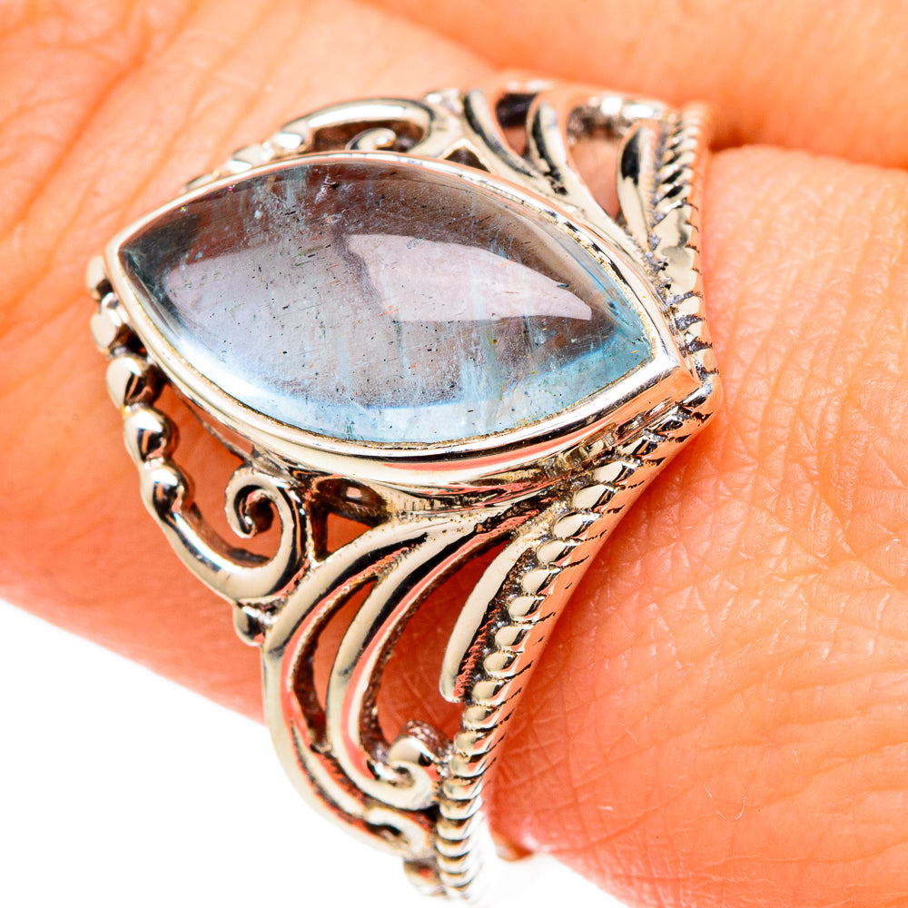 Aquamarine Rings handcrafted by Ana Silver Co - RING97255