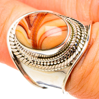 Mookaite Rings handcrafted by Ana Silver Co - RING97265