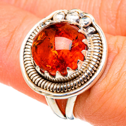 Baltic Amber Rings handcrafted by Ana Silver Co - RING97269