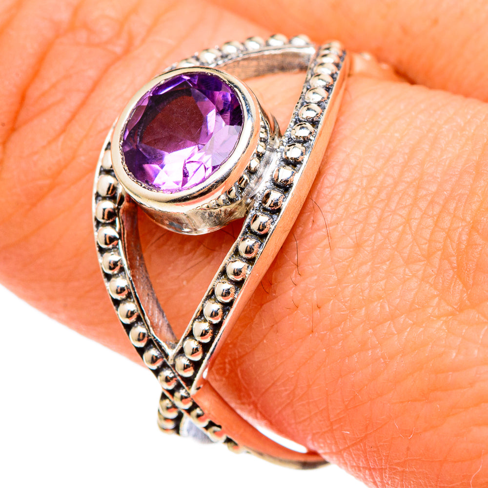Amethyst Rings handcrafted by Ana Silver Co - RING97277