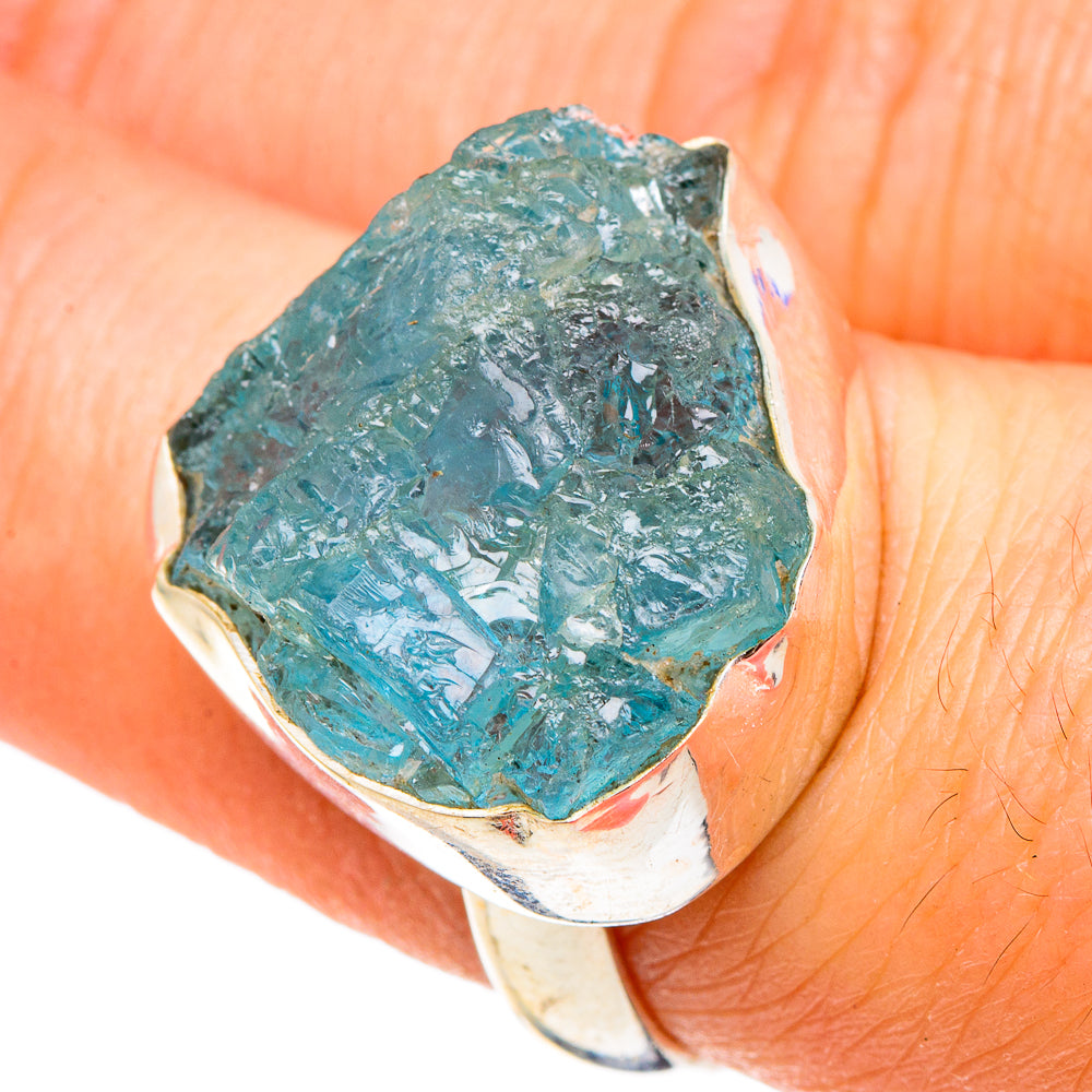 Aquamarine Rings handcrafted by Ana Silver Co - RING97287