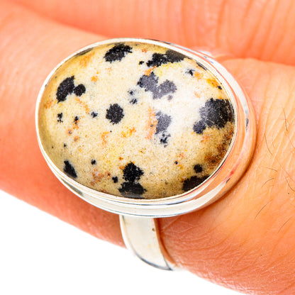 Dalmatian Jasper Rings handcrafted by Ana Silver Co - RING97293