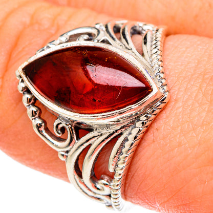 Baltic Amber Rings handcrafted by Ana Silver Co - RING97296