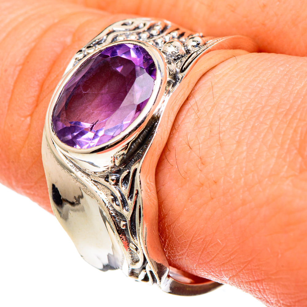 Amethyst Rings handcrafted by Ana Silver Co - RING97301
