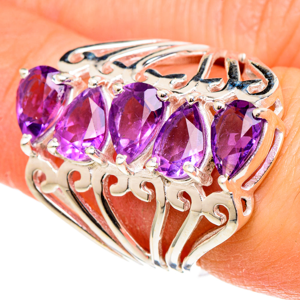 Amethyst Rings handcrafted by Ana Silver Co - RING97303