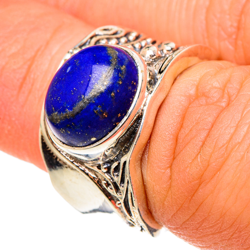 Lapis Lazuli Rings handcrafted by Ana Silver Co - RING97309
