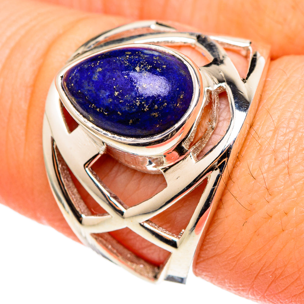 Lapis Lazuli Rings handcrafted by Ana Silver Co - RING97313