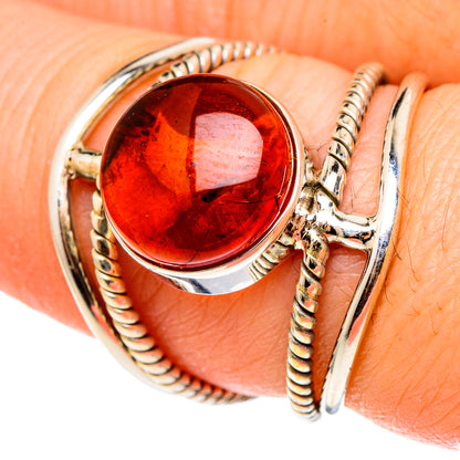 Baltic Amber Rings handcrafted by Ana Silver Co - RING97322