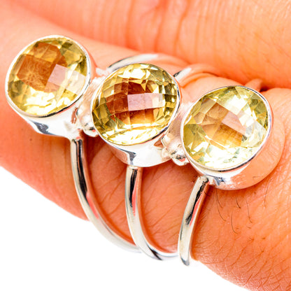 Citrine Rings handcrafted by Ana Silver Co - RING97325