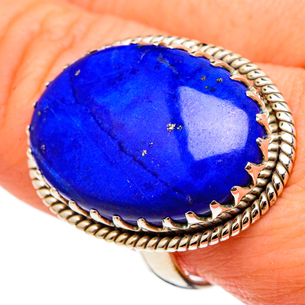 Lapis Lazuli Rings handcrafted by Ana Silver Co - RING97331