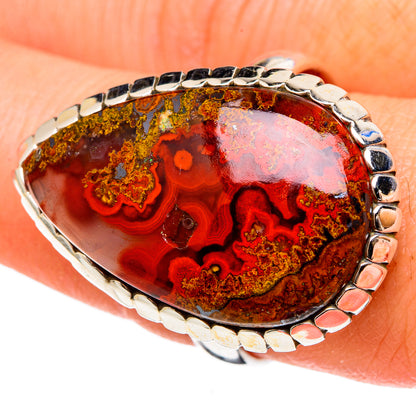 Moroccan Agate Rings handcrafted by Ana Silver Co - RING97345