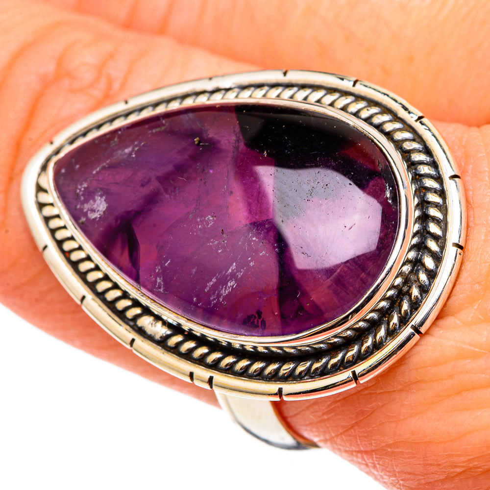 Star Amethyst Rings handcrafted by Ana Silver Co - RING97354
