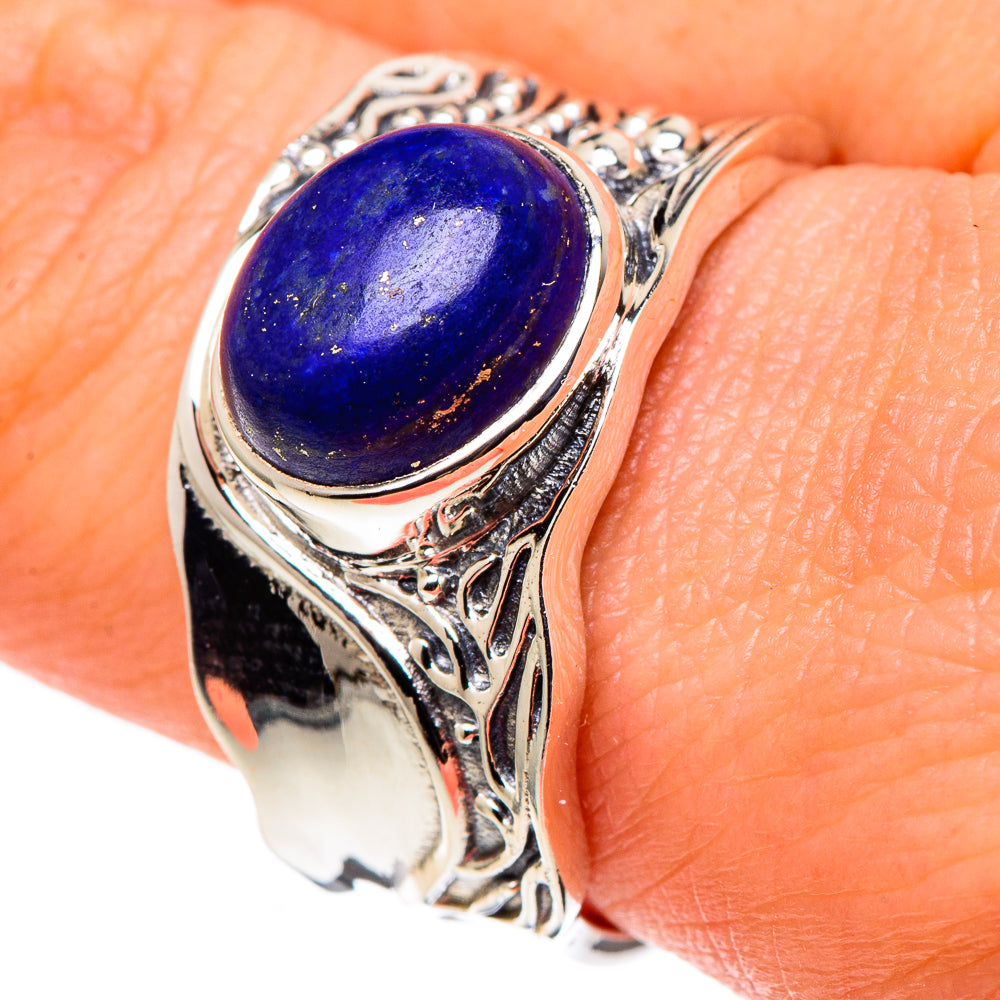 Lapis Lazuli Rings handcrafted by Ana Silver Co - RING97369