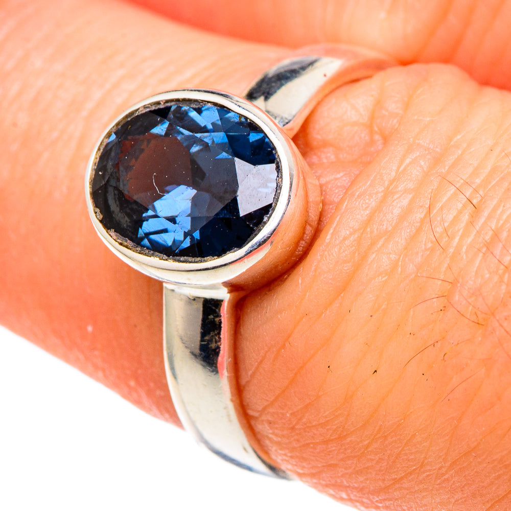 Blue Spinel Rings handcrafted by Ana Silver Co - RING97374