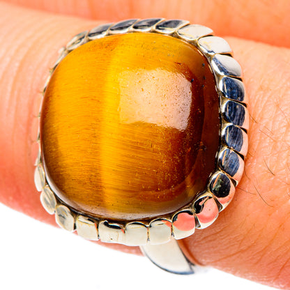 Tiger Eye Rings handcrafted by Ana Silver Co - RING97382