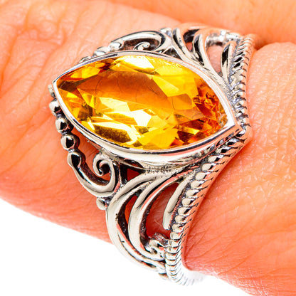 Citrine Rings handcrafted by Ana Silver Co - RING97383