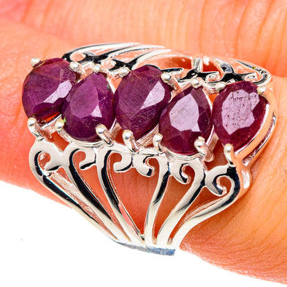 Ruby Rings handcrafted by Ana Silver Co - RING97386