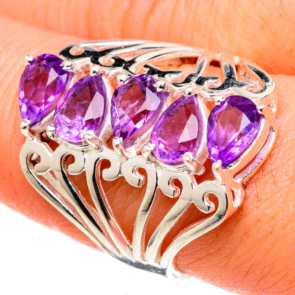Amethyst Rings handcrafted by Ana Silver Co - RING97393