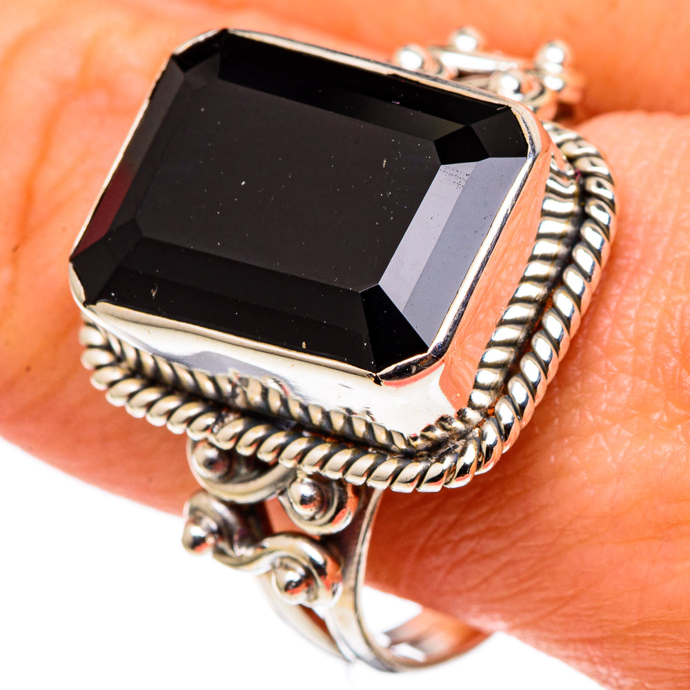 Black Onyx Rings handcrafted by Ana Silver Co - RING97395