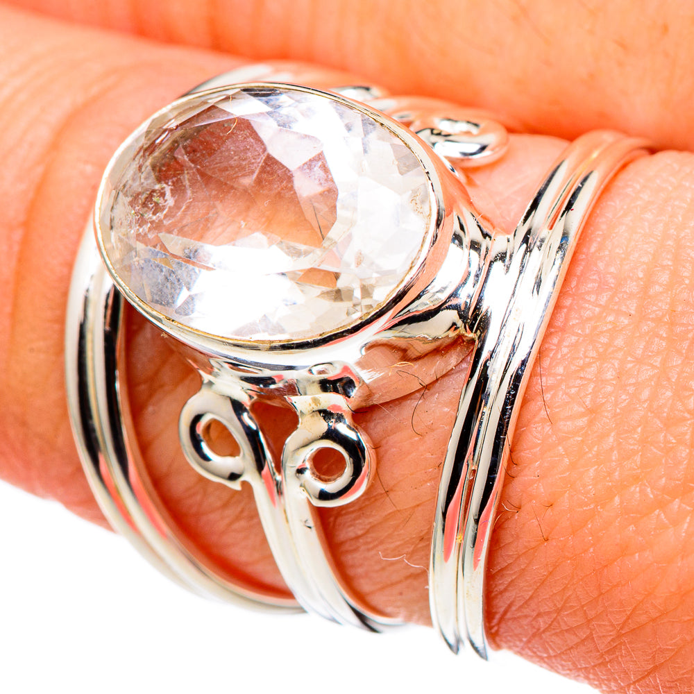 White Quartz Rings handcrafted by Ana Silver Co - RING97396