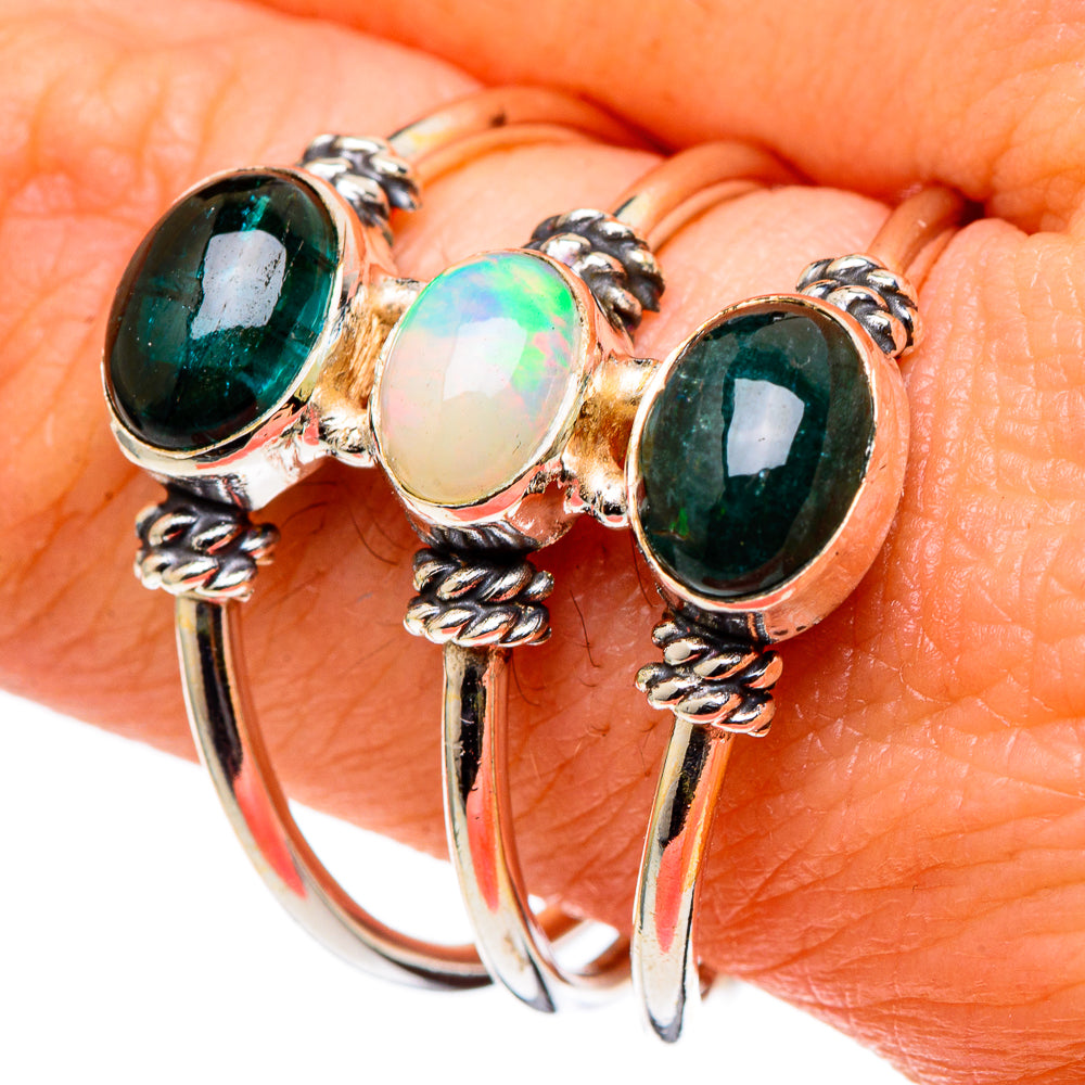 Ethiopian Opal Rings handcrafted by Ana Silver Co - RING97399