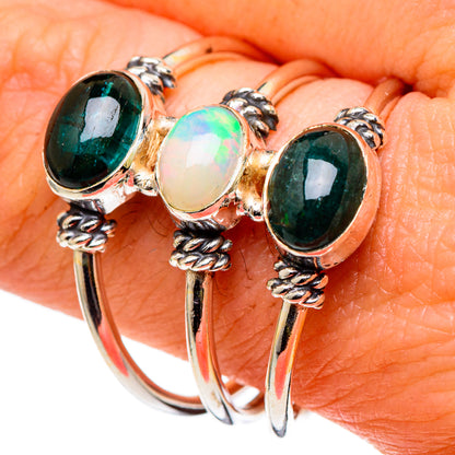 Ethiopian Opal Rings handcrafted by Ana Silver Co - RING97399