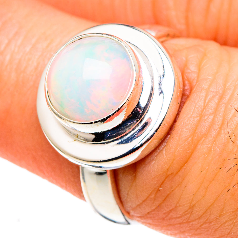 Ethiopian Opal Rings handcrafted by Ana Silver Co - RING97400