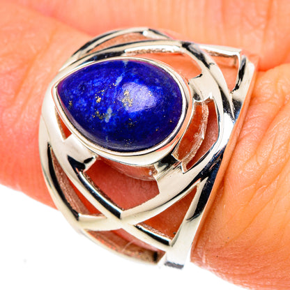 Lapis Lazuli Rings handcrafted by Ana Silver Co - RING97403