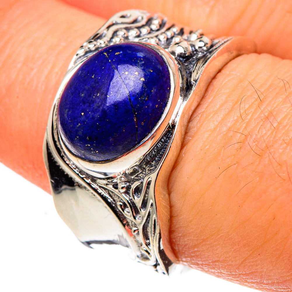 Lapis Lazuli Rings handcrafted by Ana Silver Co - RING97405