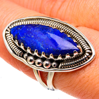Lapis Lazuli Rings handcrafted by Ana Silver Co - RING97406
