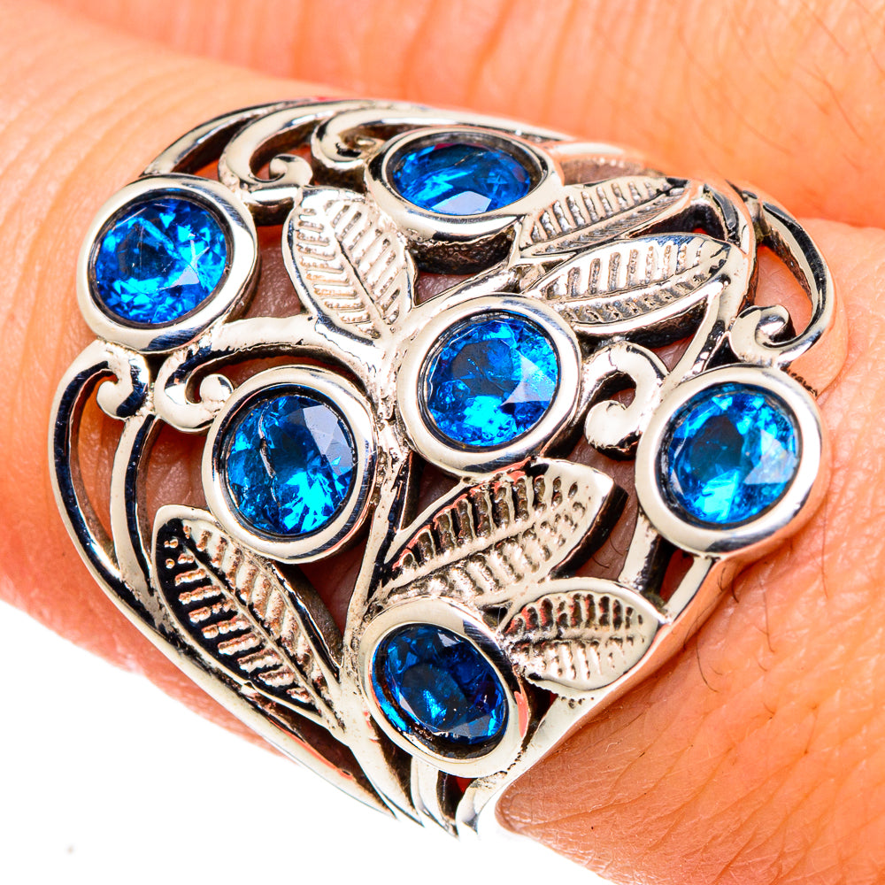 Blue Quartz Rings handcrafted by Ana Silver Co - RING97407