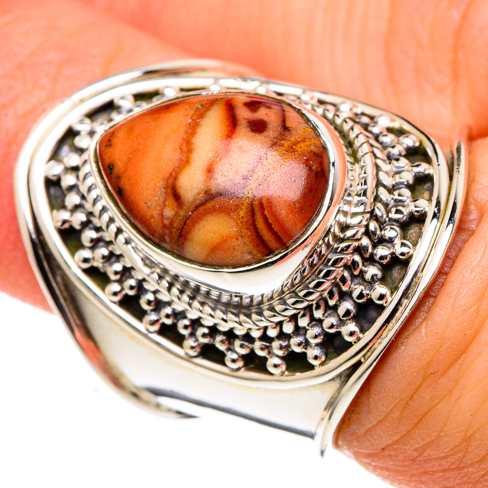 Mookaite Rings handcrafted by Ana Silver Co - RING97414
