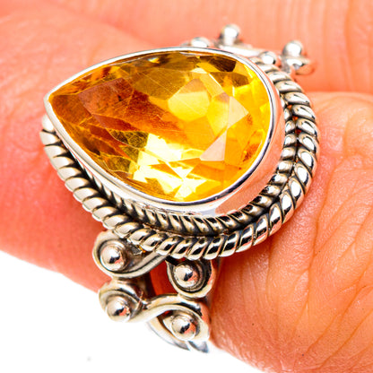 Citrine Rings handcrafted by Ana Silver Co - RING97416