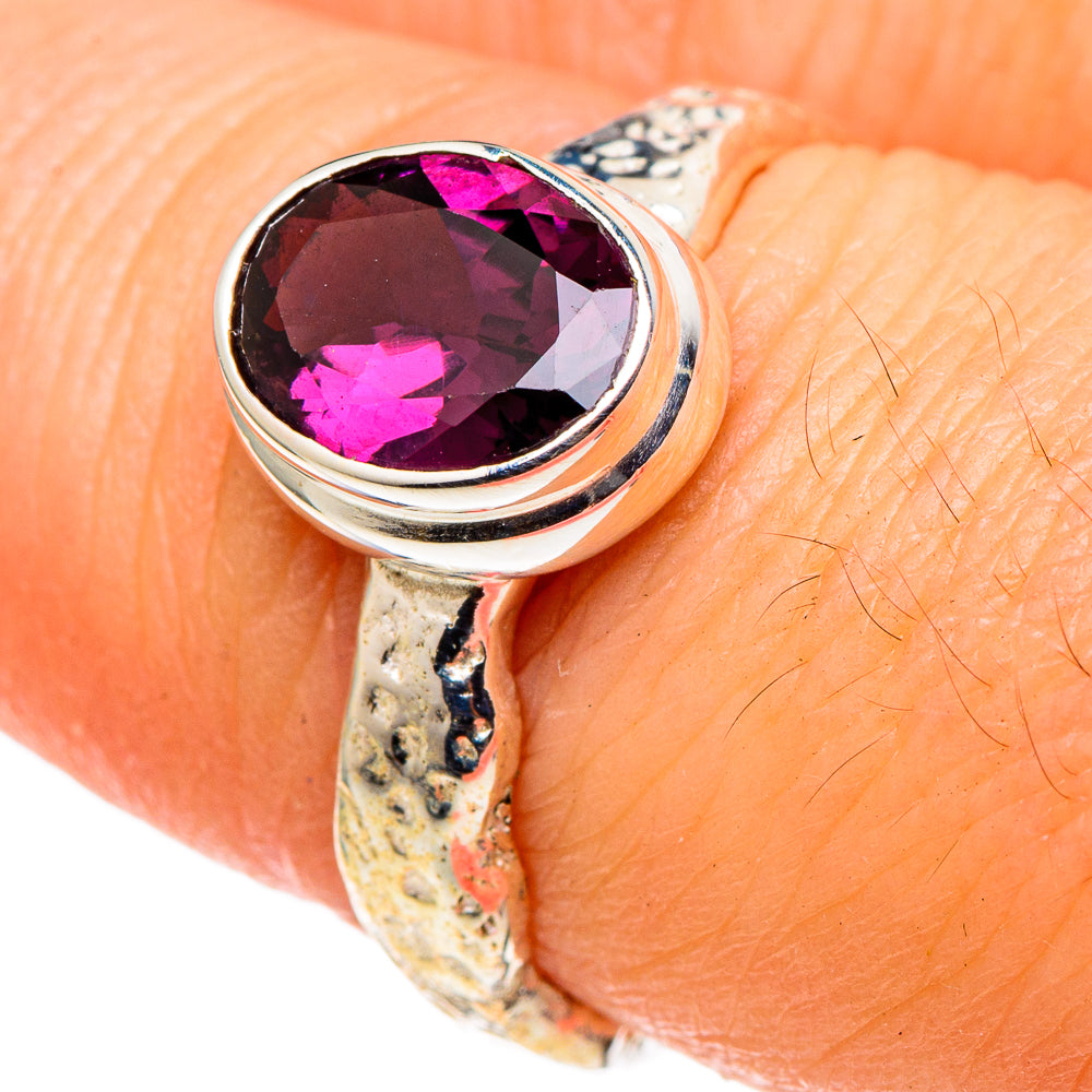 Pink Quartz Rings handcrafted by Ana Silver Co - RING97422