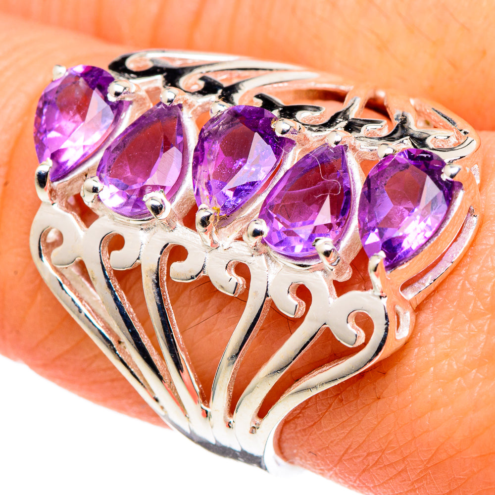 Amethyst Rings handcrafted by Ana Silver Co - RING97425
