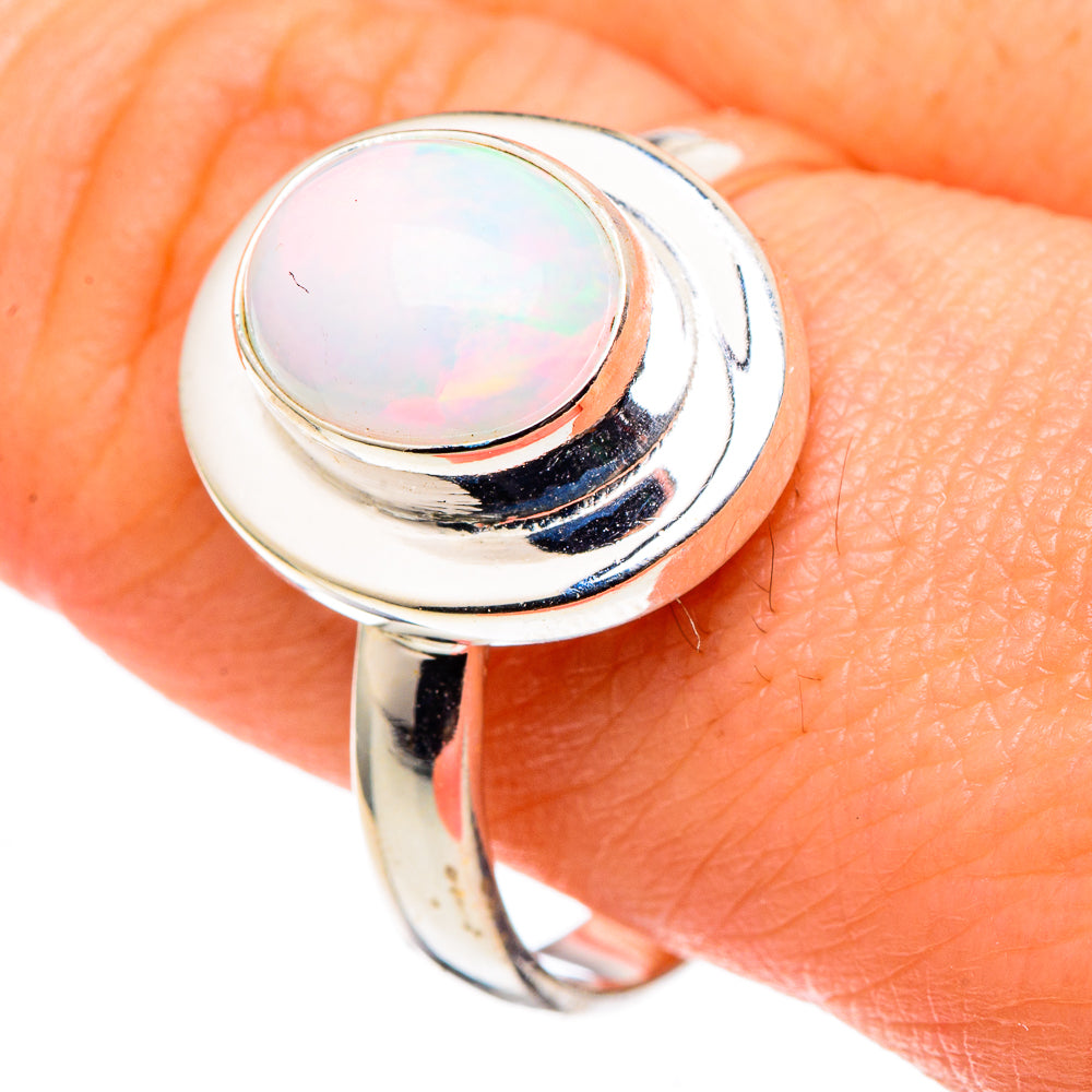 Ethiopian Opal Rings handcrafted by Ana Silver Co - RING97436