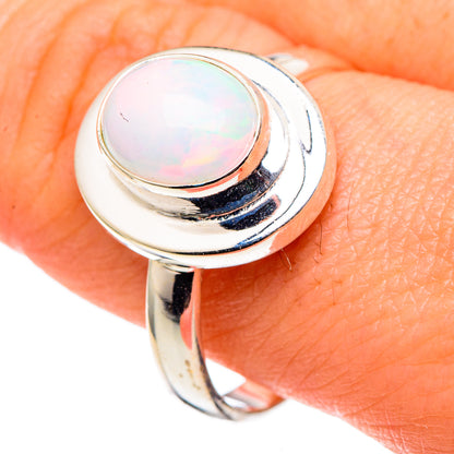 Ethiopian Opal Rings handcrafted by Ana Silver Co - RING97436