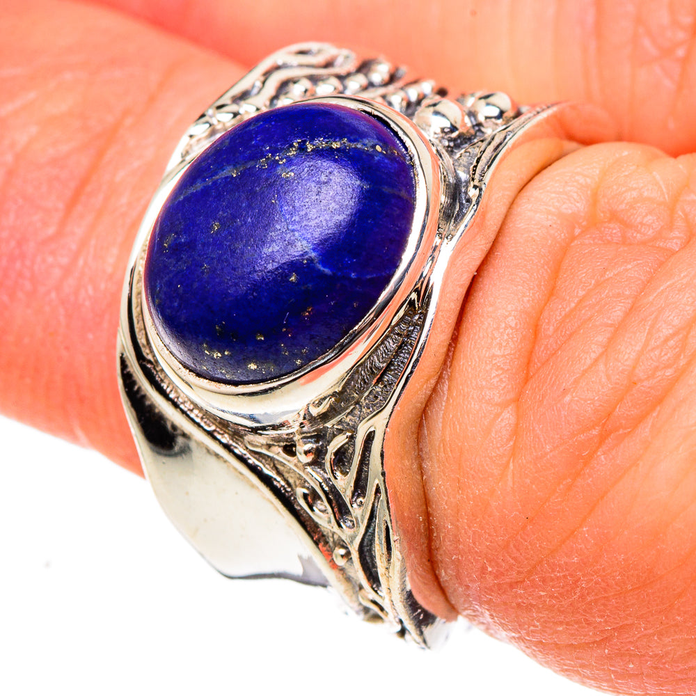 Lapis Lazuli Rings handcrafted by Ana Silver Co - RING97440