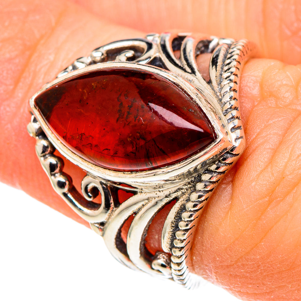Baltic Amber Rings handcrafted by Ana Silver Co - RING97453