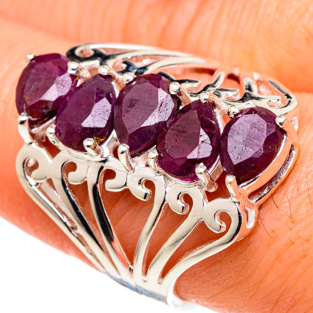 Ruby Rings handcrafted by Ana Silver Co - RING97454