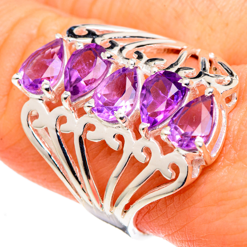 Amethyst Rings handcrafted by Ana Silver Co - RING97458